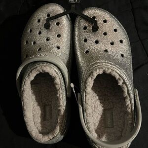 Glitter Lined Crocs